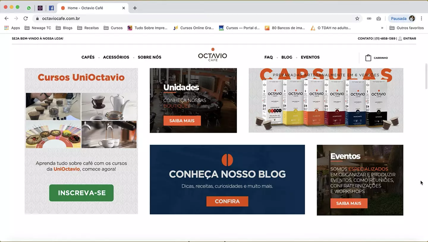E-commerce Octavio Café